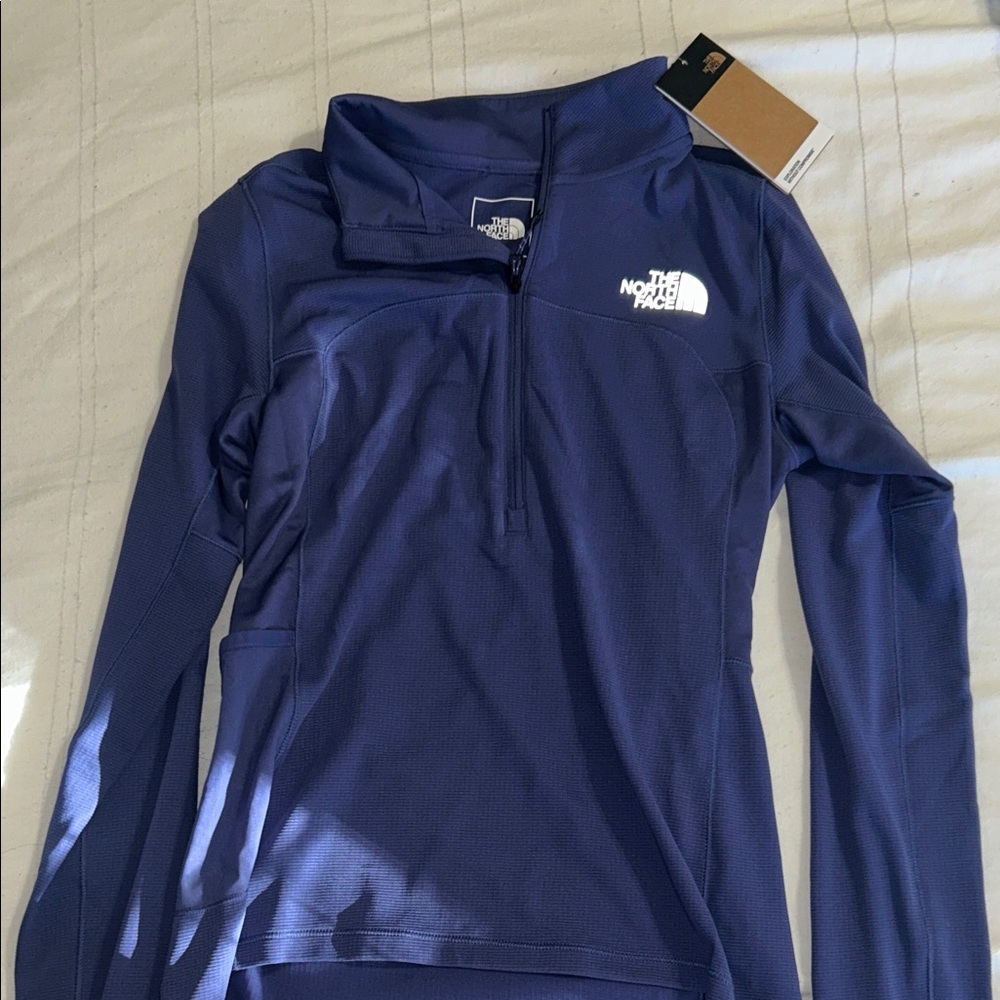 The North Face Navy Quarter-Zip Pullover
